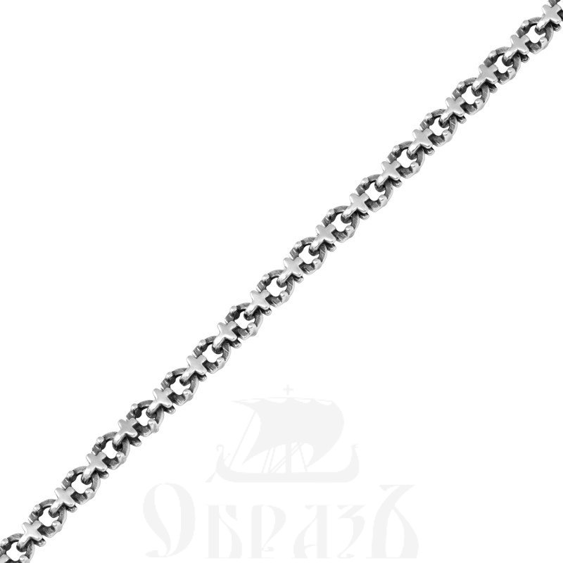 цепь «крестики» серебро 925 пробы (арт. 105.895)