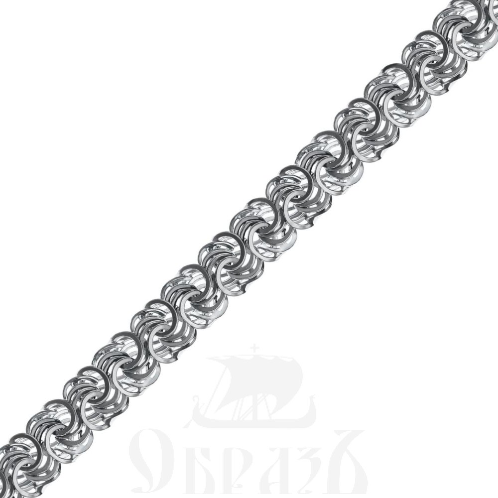 цепь плетение "роза" серебро 925 пробы (арт. нц 22-378 d0.80)