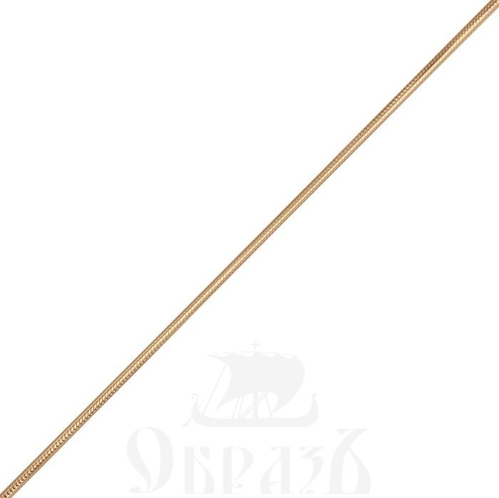цепь плетение "снейк" красное золото 585 пробы (арт. нц 12-078 d0,2)