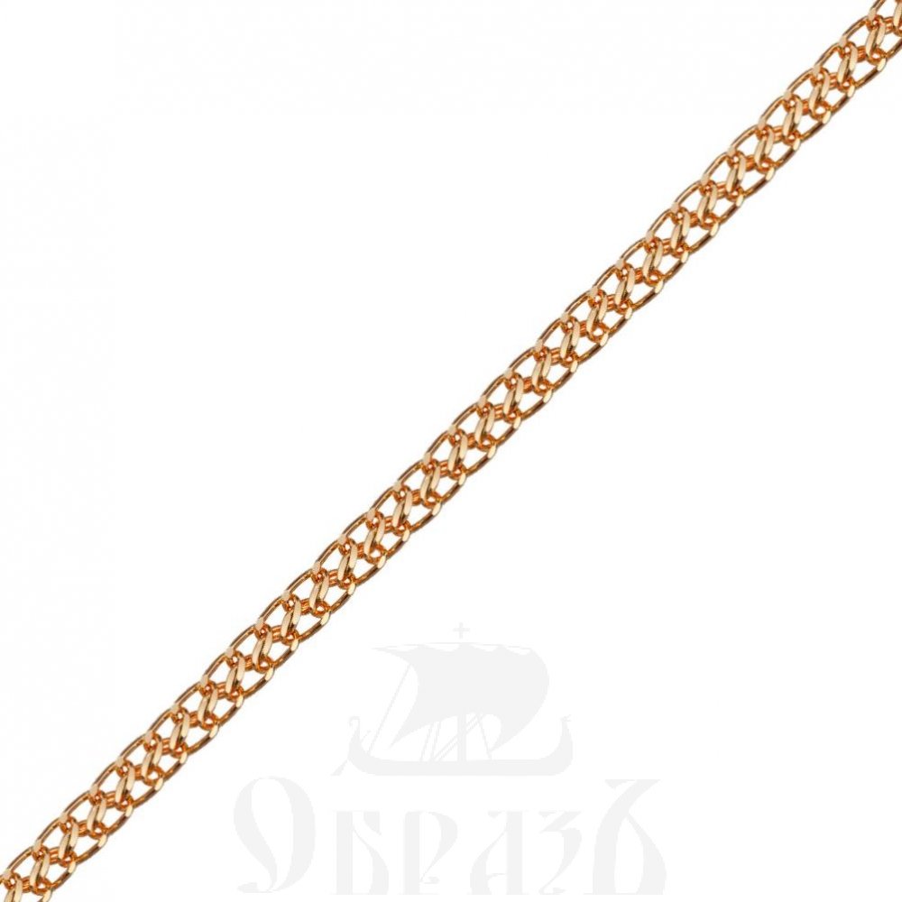 Цепь на шею из Дубайского золота “Царское плетение” (50 см)